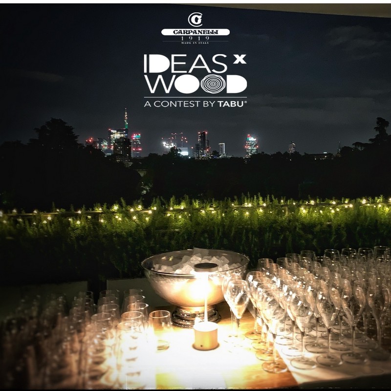 Cerimonia di premiazione alla Triennale di Milano edizione 2020 Premio Carpanelli contest IdeasxWood