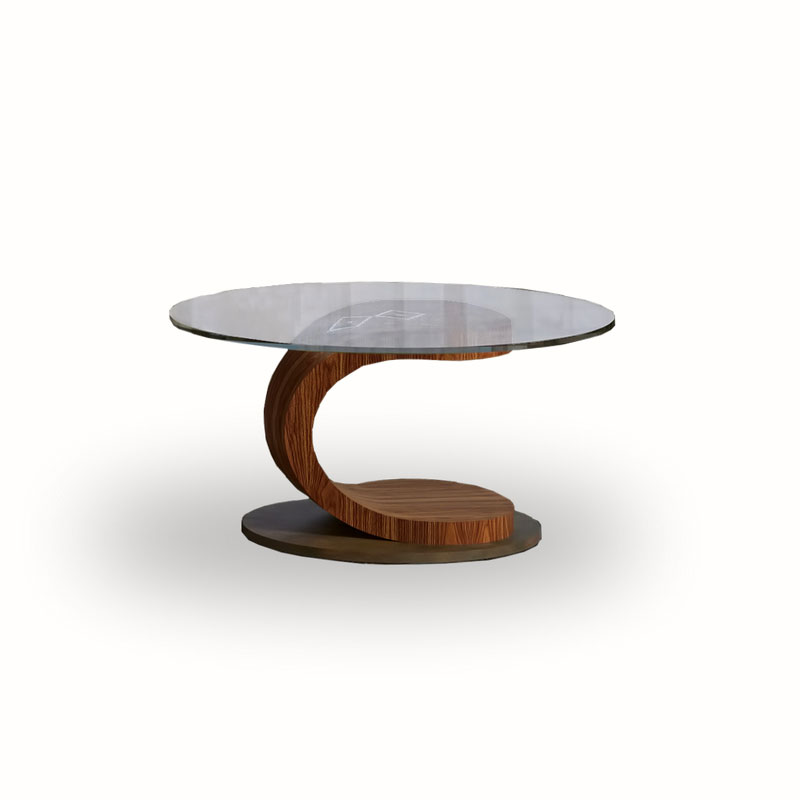 Mistral small table in Canaletto walnut