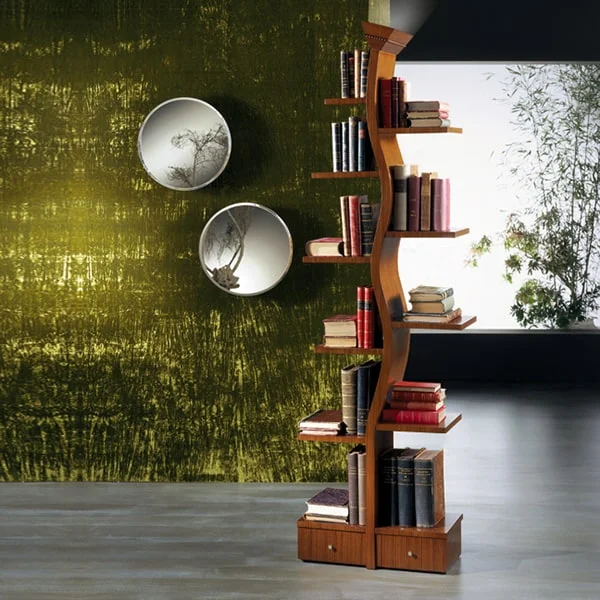 Libreria-lampada Giovane albero