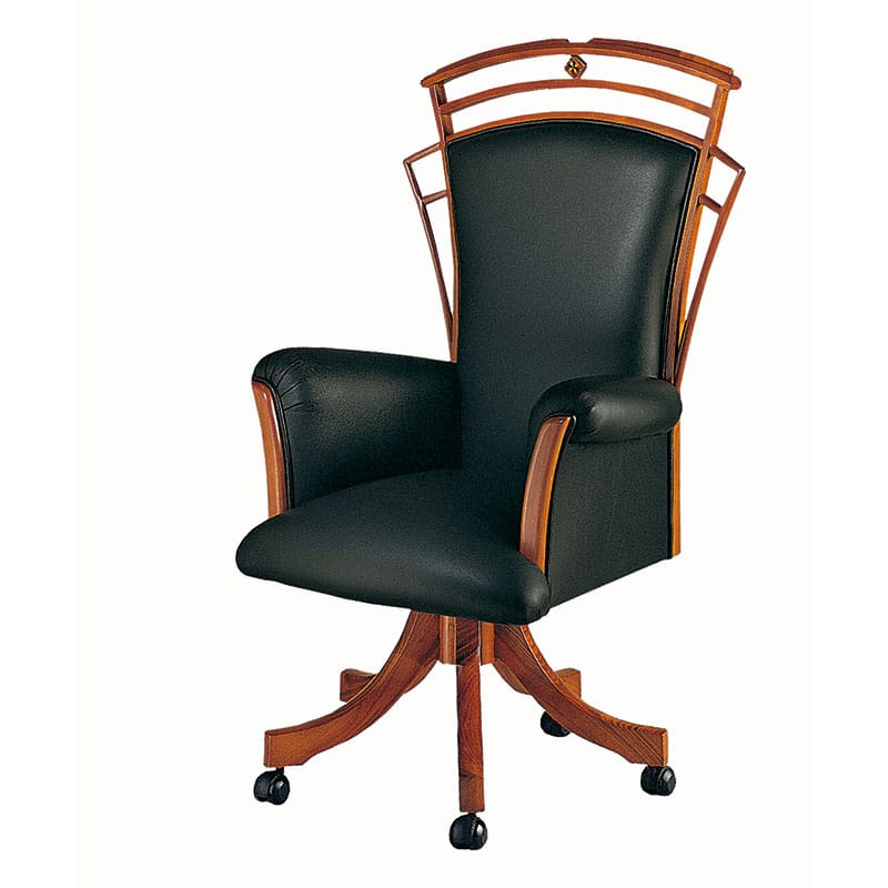 Swiveling armchair