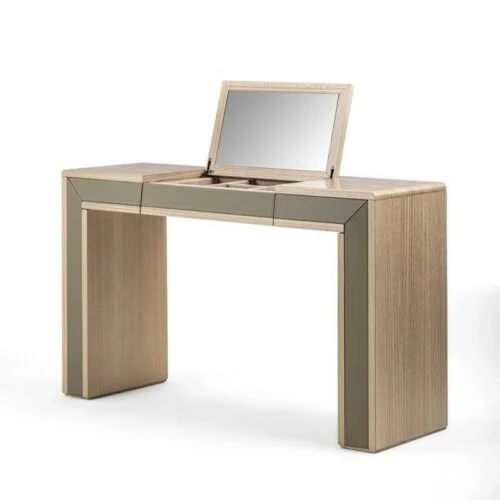 Galileo Lux contemporary dressing table in fine wood, Italian design for the bedroom, Carpanelli made in Italy.
