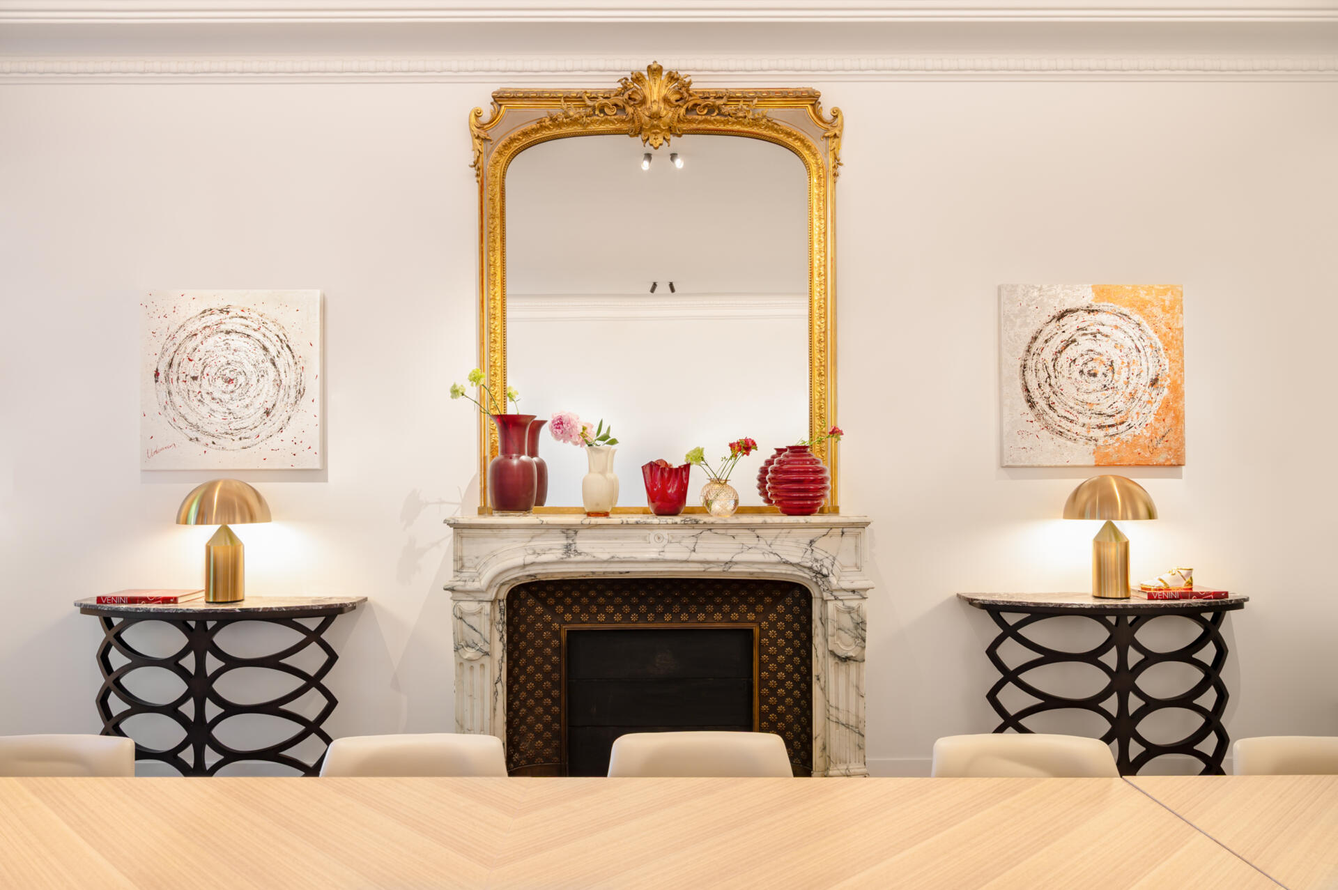 Rappresentanza_Permamente_Italia_Unesco_Sala_Riunioni_consolle_Carpanelli_quadri_Lo_Monaco_Vasi_Venini Rappresentanza Permamente Italia Unesco Sala Riunioni consolle Carpanelli quadri Lo Monaco Vasi Venini scaled