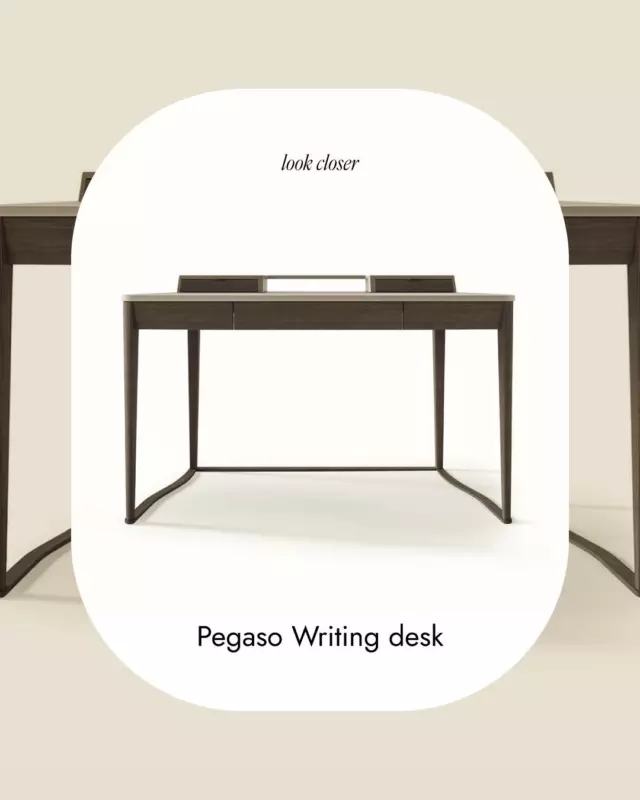 The closer you look at something, the closer you get to its soul.
Discover Carpanelli's Pegaso writing desk 👉 visit our website#carpanelli #carpanellifurniture #italiandesign #interiordesign #luxuryfurniture #madeinitaly #furnituredesign #homedecor #moderndesign #arredamento #interiordecor #handmadefurniture