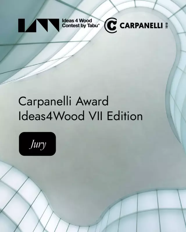 The jury of #Ideas4Wood – Premio Carpanelli is completed by a select group of internationally recognized professionals, true representatives of excellence and innovation in contemporary design and architecture.

With passion and expertise, they lead prestigious initiatives such as the Premio Carpanelli contest, a genuine crossroads of innovation and sustainability in wood design.

The dialogue between these distinguished figures and the contest participants offers a unique opportunity for growth and cultural exchange, strengthening the bond between creativity, industry, and research.

—

La giuria di #Ideas4Wood – Premio Carpanelli si completa con un gruppo selezionato di professionisti di respiro internazionale, veri interpreti dell’eccellenza e dell’innovazione nel design e nell’architettura contemporanei.

Con passione e competenza, guidano iniziative prestigiose come il contest Premio Carpanelli, autentico crocevia di innovazione e sostenibilità nel mondo del design del legno.

Il dialogo tra queste personalità di spicco e i protagonisti del contest rappresenta un’opportunità unica di crescita e scambio culturale, rafforzando il legame tra creatività, impresa e ricerca.

#carpanelli #carpanellifurniture #italiandesign #interiordesign #luxuryfurniture #madeinitaly #furnituredesign #homedecor #moderndesign #arredamento #interiordecor #handmadefurniture